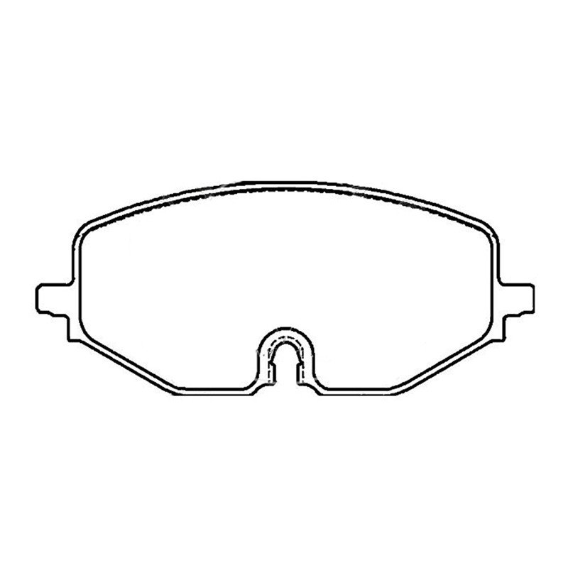 MDB4282 OE 5WA698151Q Ceramic Brake Pad for SKODA OCTAVIA IV (NX3) 2020- and VOLKSWAGEN GOLF VIII (CD1) 2019-